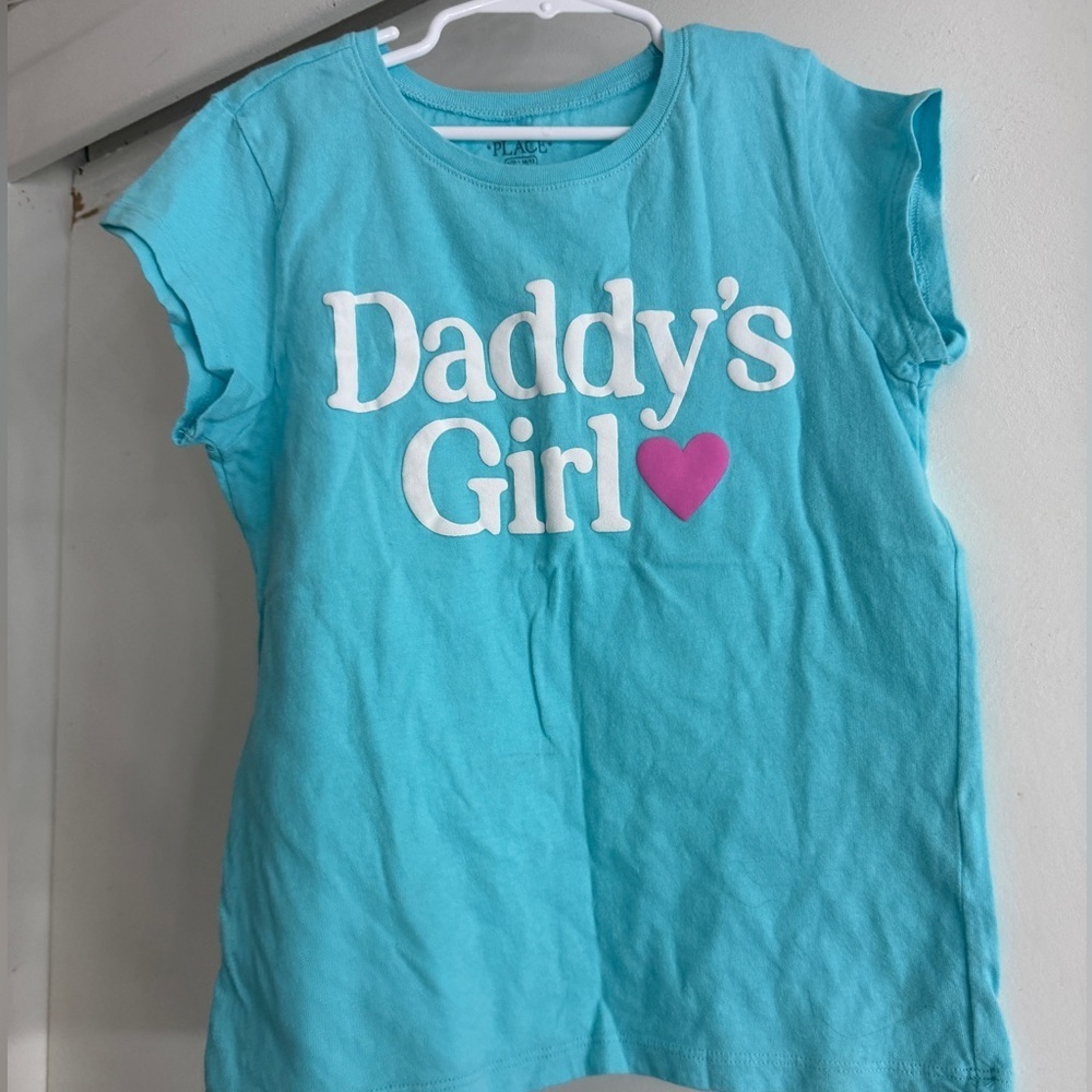 2/$15 The Children’s Place 'Daddy's Girl' Blue Short-Sleeve Tee